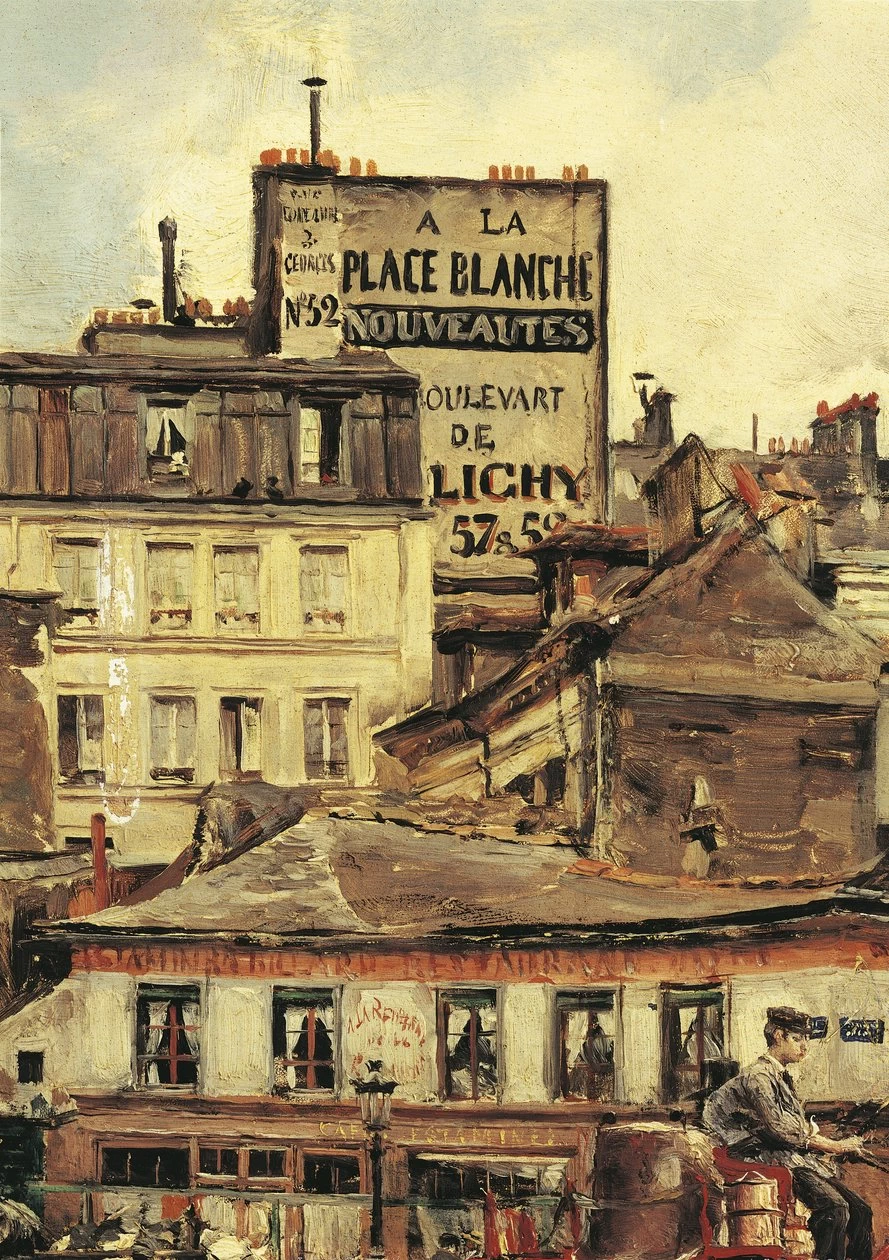 Veduta di Place Clichy a Parigi